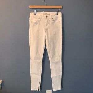 Vince Calgary Ankle Zip Jeans Size 26